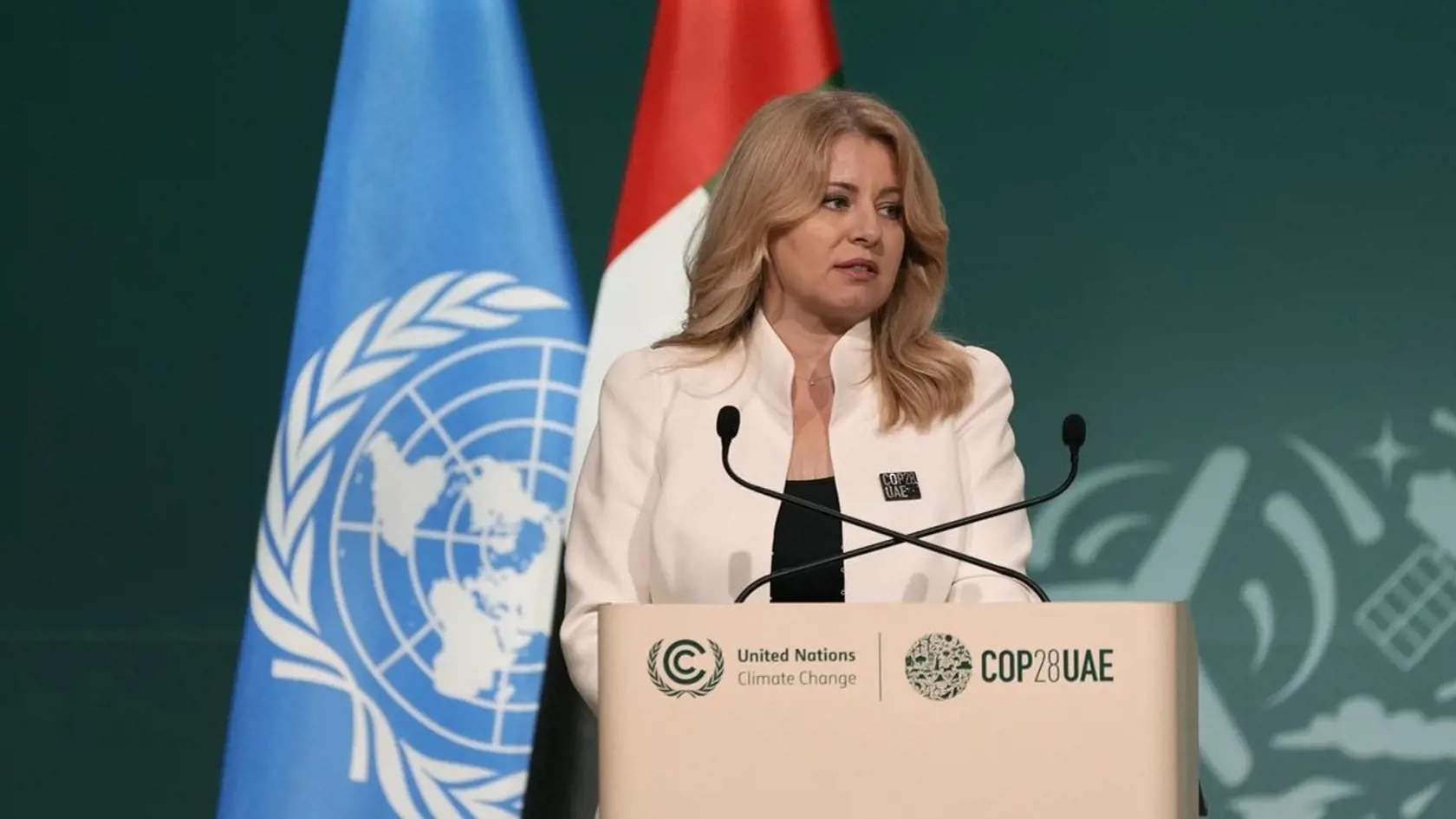 Zistenia týkajúce sa pokroku pri zmierňovaní globálneho otepľovania od prijatia parížskej klimatickej dohody v roku 2015 ukazujú, že ľudstvo sa rúti do priepasti, vyhlásila v piatok slovenská prezidentka Zuzana Čaputová počas svojho vystúpenia na klimatickej konferencii Organizácie Spojených národov COP28 v Dubaji.