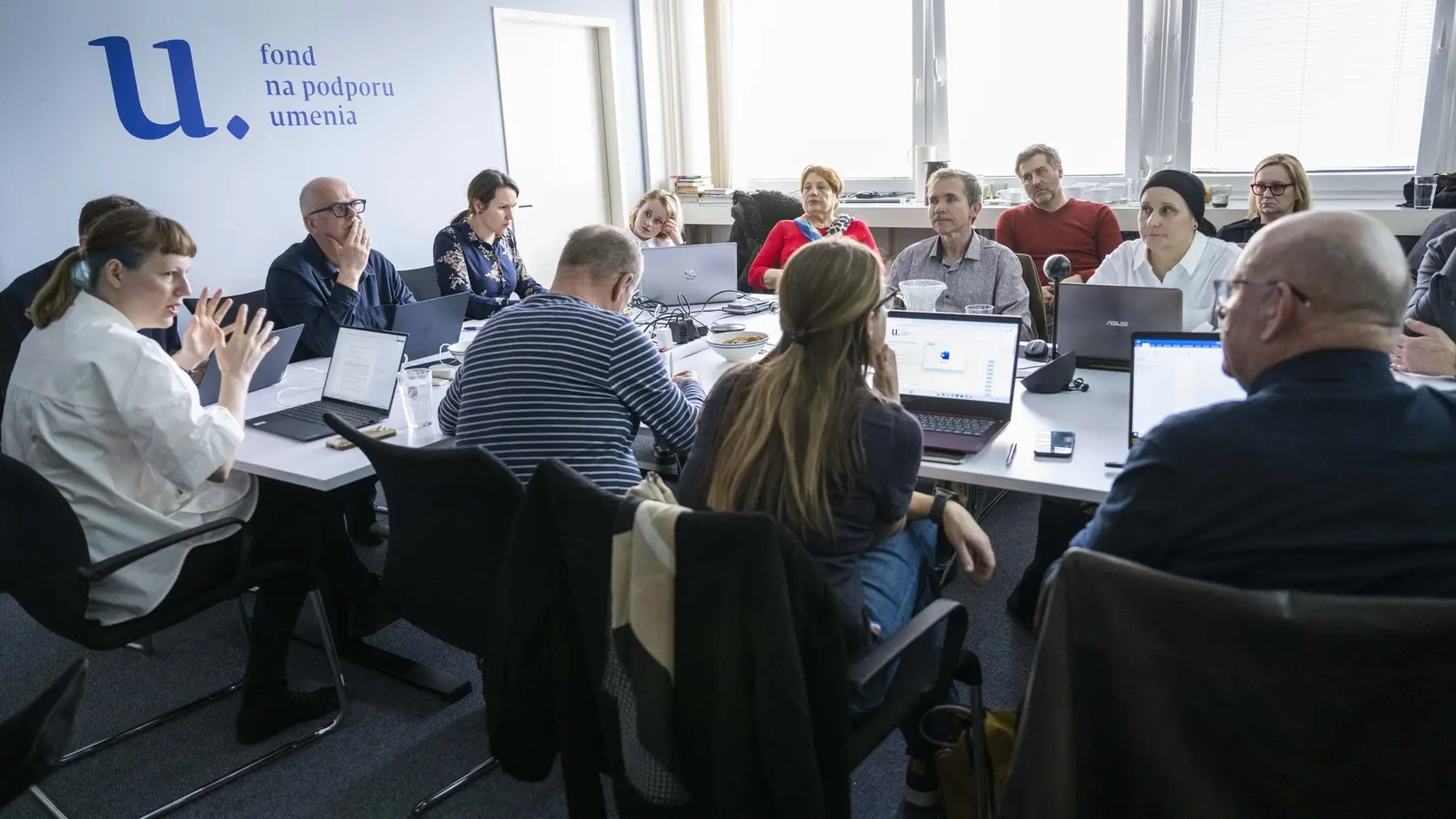 Na snímke zasadnutie Rady Fondu na podporu umenia (FPU) 12. marca 2025 v Bratislave.