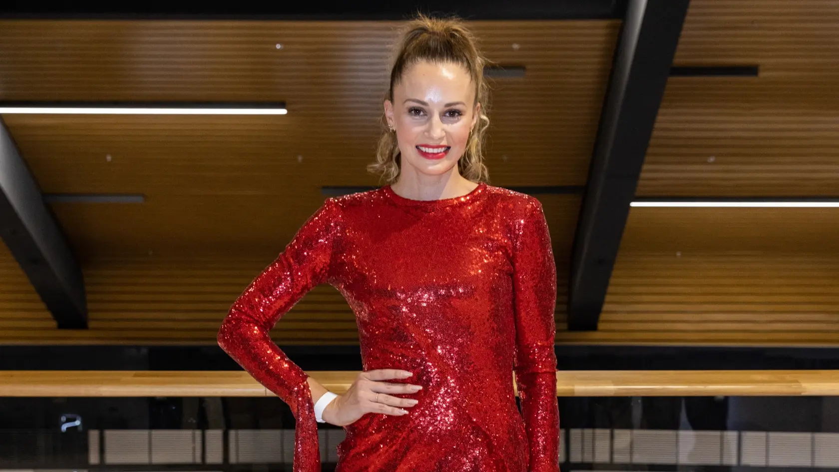 Druhý deň bratislavskej módnej prehliadky Fashion LIVE! Na snímke Mária Čírová.