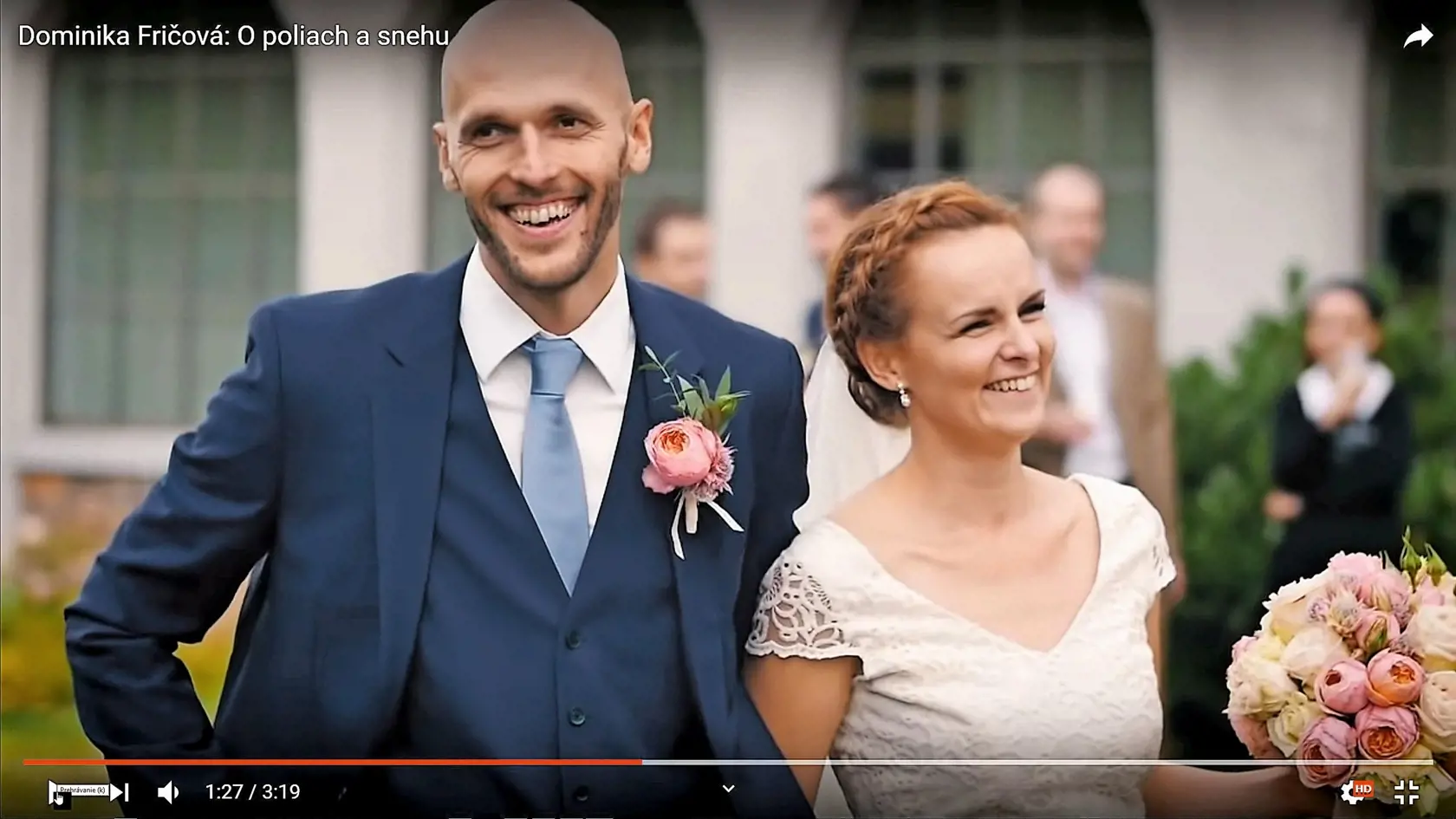 Bola to láska: Po rozvode sa vedkyňa Dominika zo žiaľu za láskou vyspievala v pesničke O poliach a snehu. Videoklip k nej tvoria zábery z ich svadby s Michalom.
