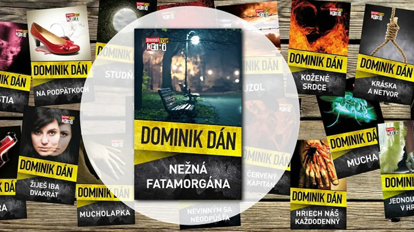 Dominik Dán vydal doteraz tridsať detektívok.