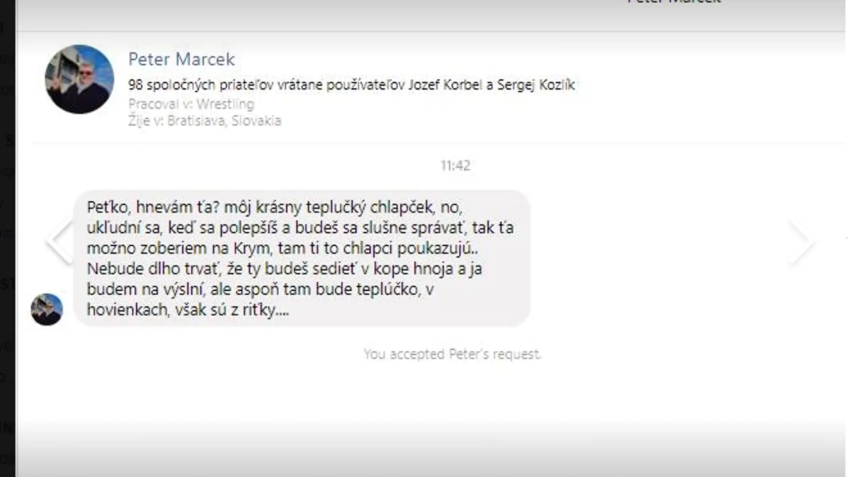 Kontroverzná správa Petra Marčeka. 