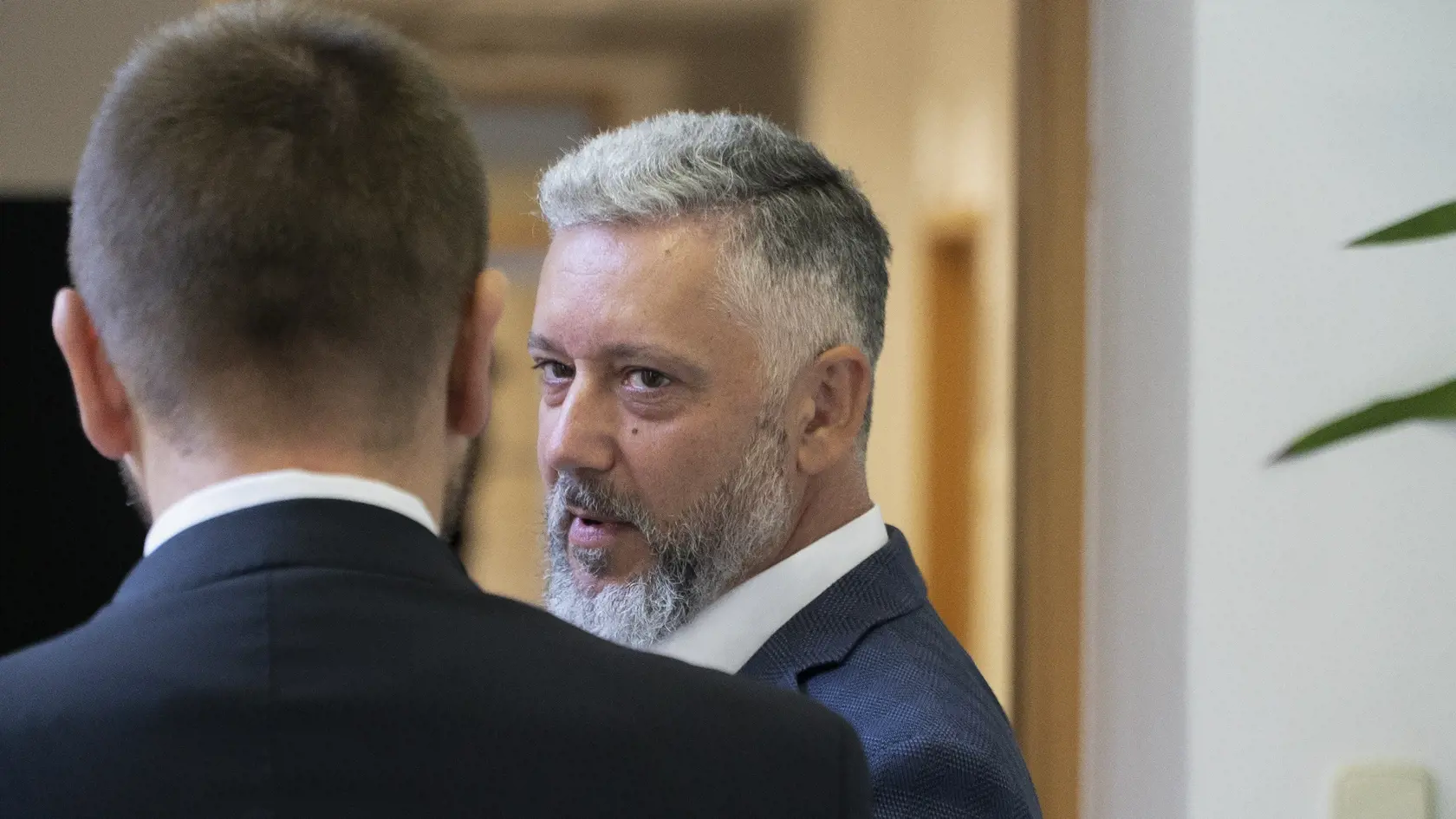 Obžalovaný bývalý šéf protikorupčnej jednotky NAKA Róbert Krajmer dňa 7. septembra 2022.