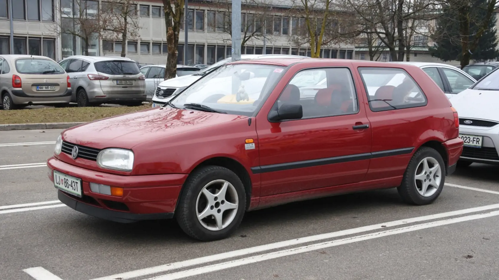 Ljubljana,,Slovenia,-,Januar,23,,2020:,Volkswagen,Golf,Mk,3
