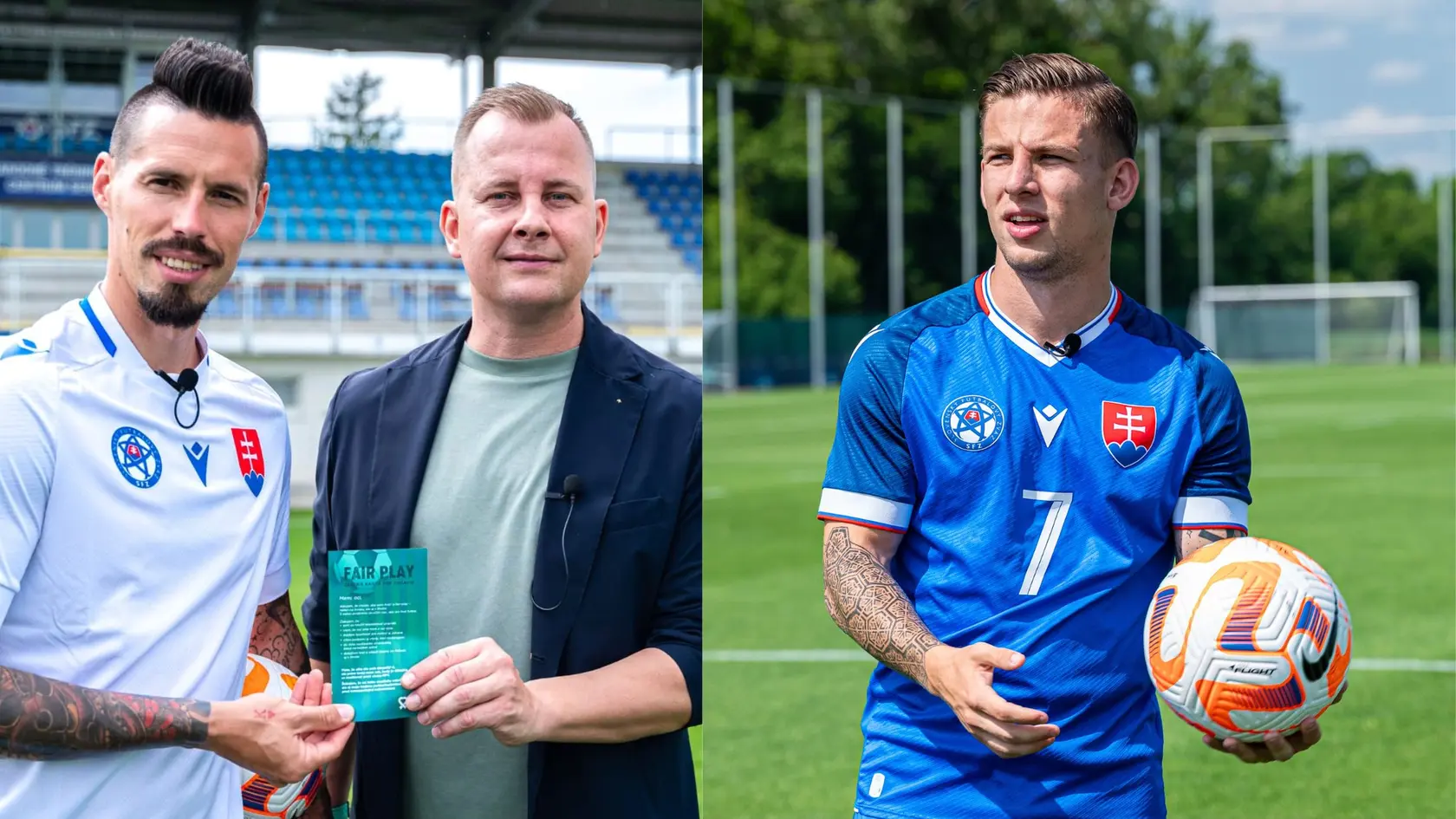 Slovenské futbalové hviezdy sa zapojili do boja proti rakovine.