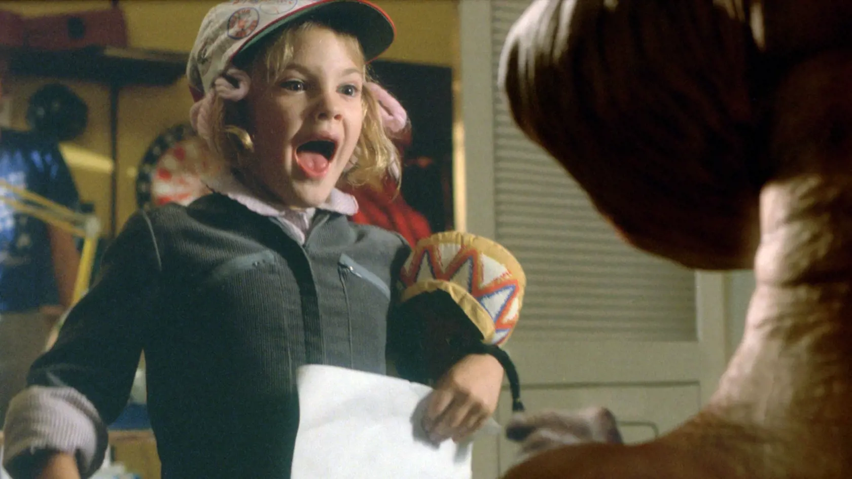 Drew Barrymore vo filme E.T. Mimozemšťan.