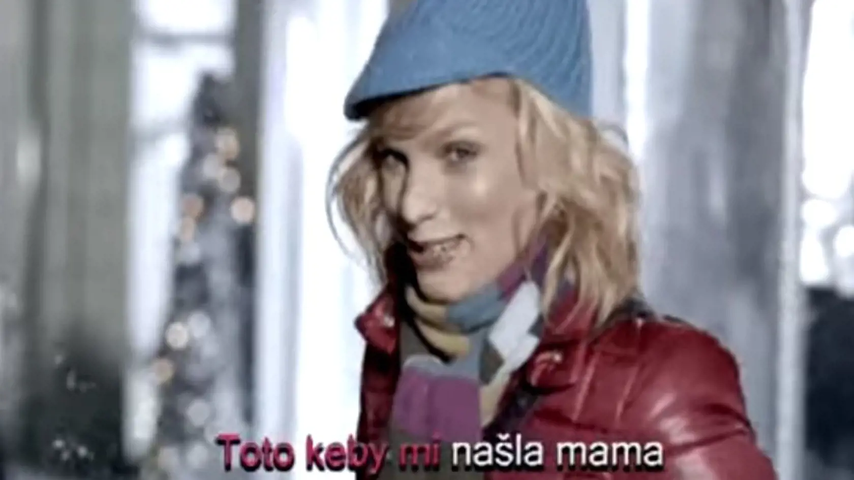 Linda Wágnerová v reklame na mobilného operátora.
