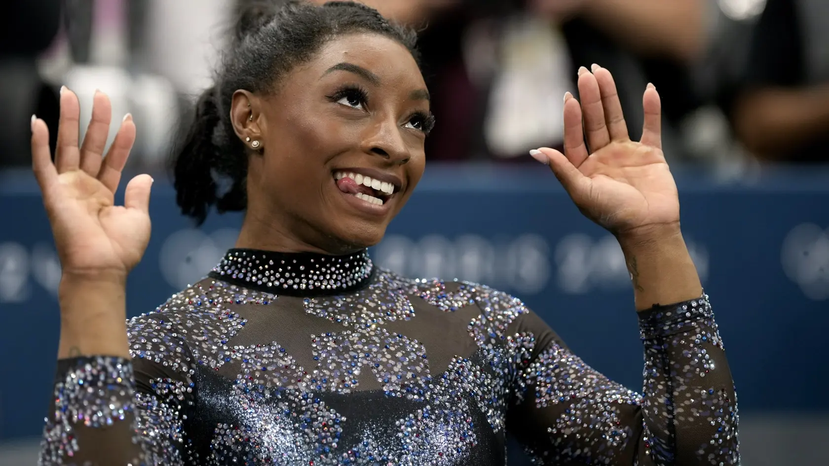 Americká gymnastka Simone Bilesová.