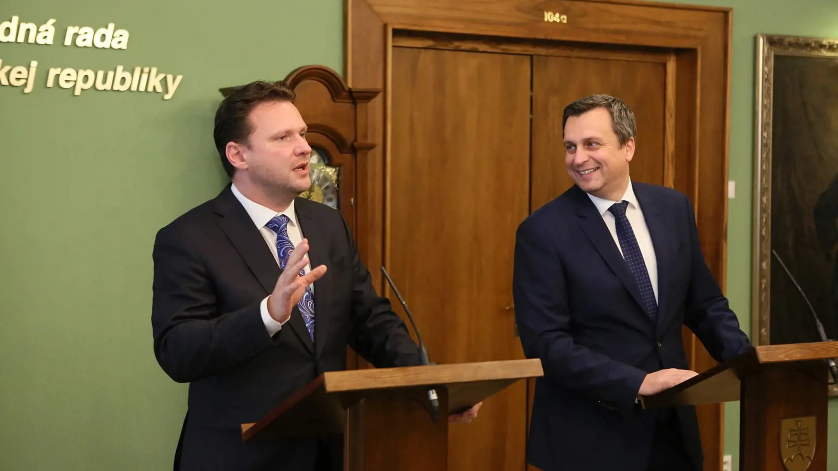 Andrej Danko a Radek Vondráček