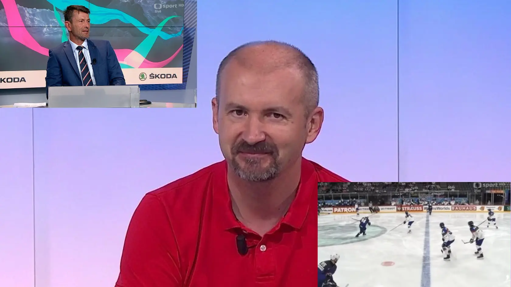Českí komentátori v hokejovom štúdiu David Pospíšil a Tomáš Jílek rozoberali ofsajdovú situáciu Francúzov v zápase proti Slovensku.