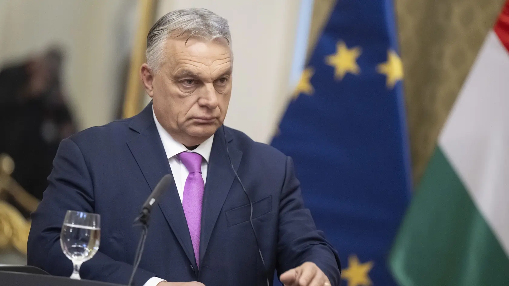 Na snímke maďarský premiér Viktor Orbán.