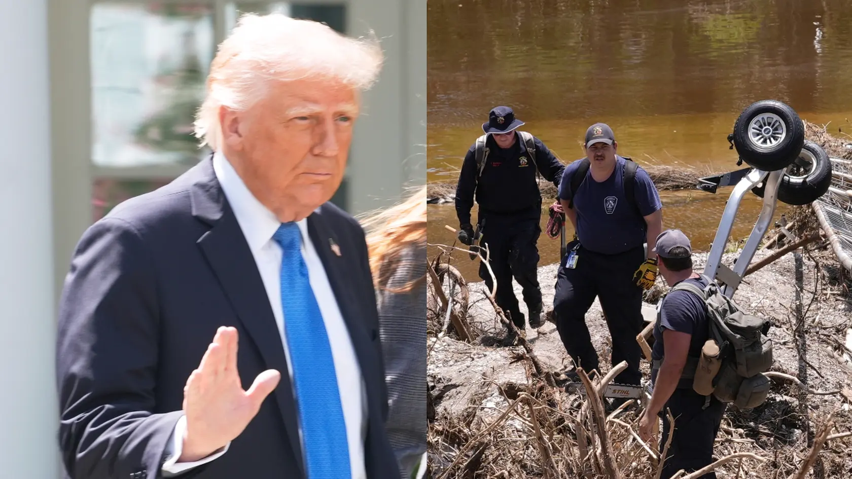 Trump navštívi Texas, kde pri povodniach zahynulo najmenej 120 ľudí.