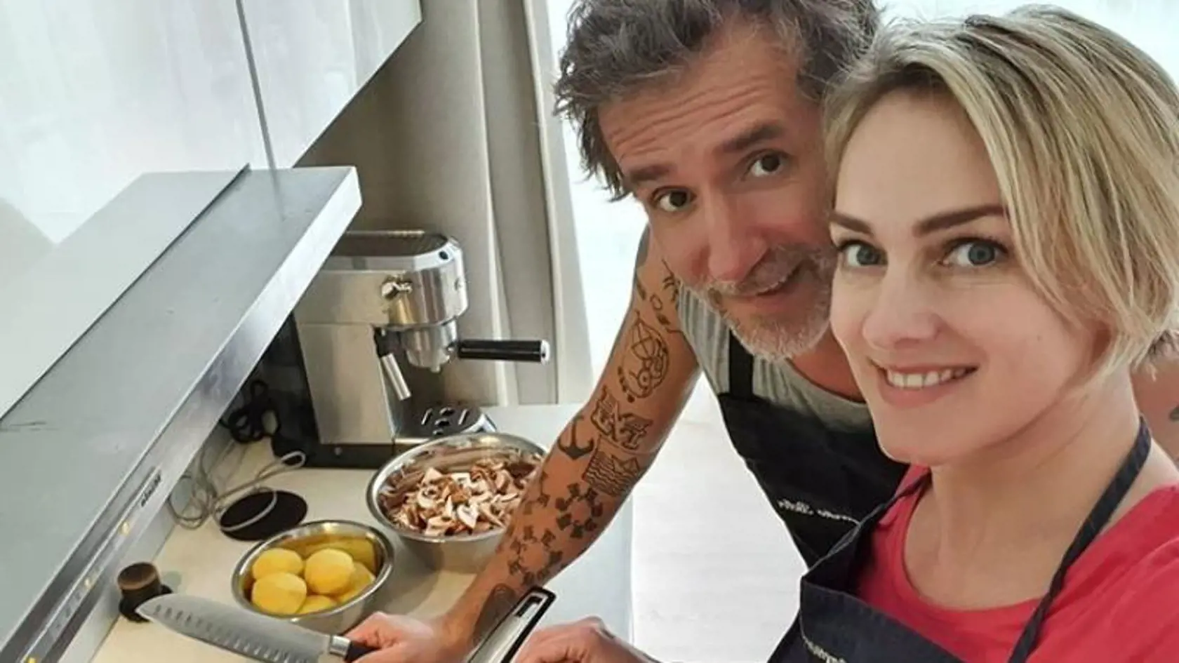 Monika Hilmerová a Jaro Bekr.