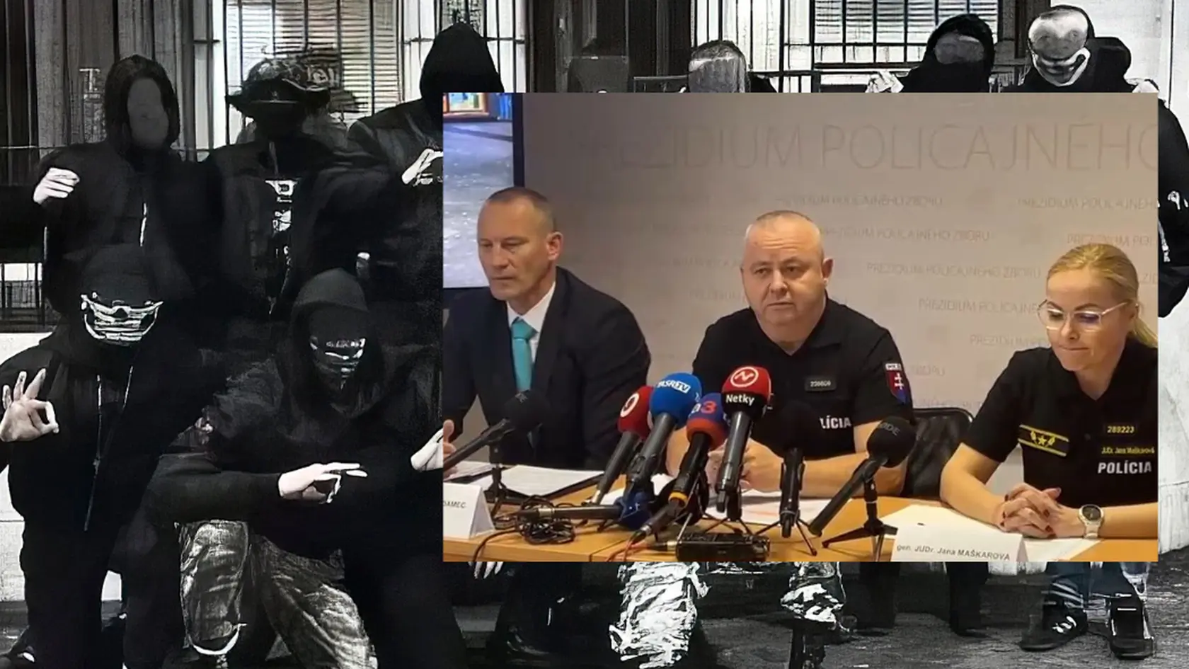 Polícia sa vyjadrila k razii na neonacistov v Bratislave.
