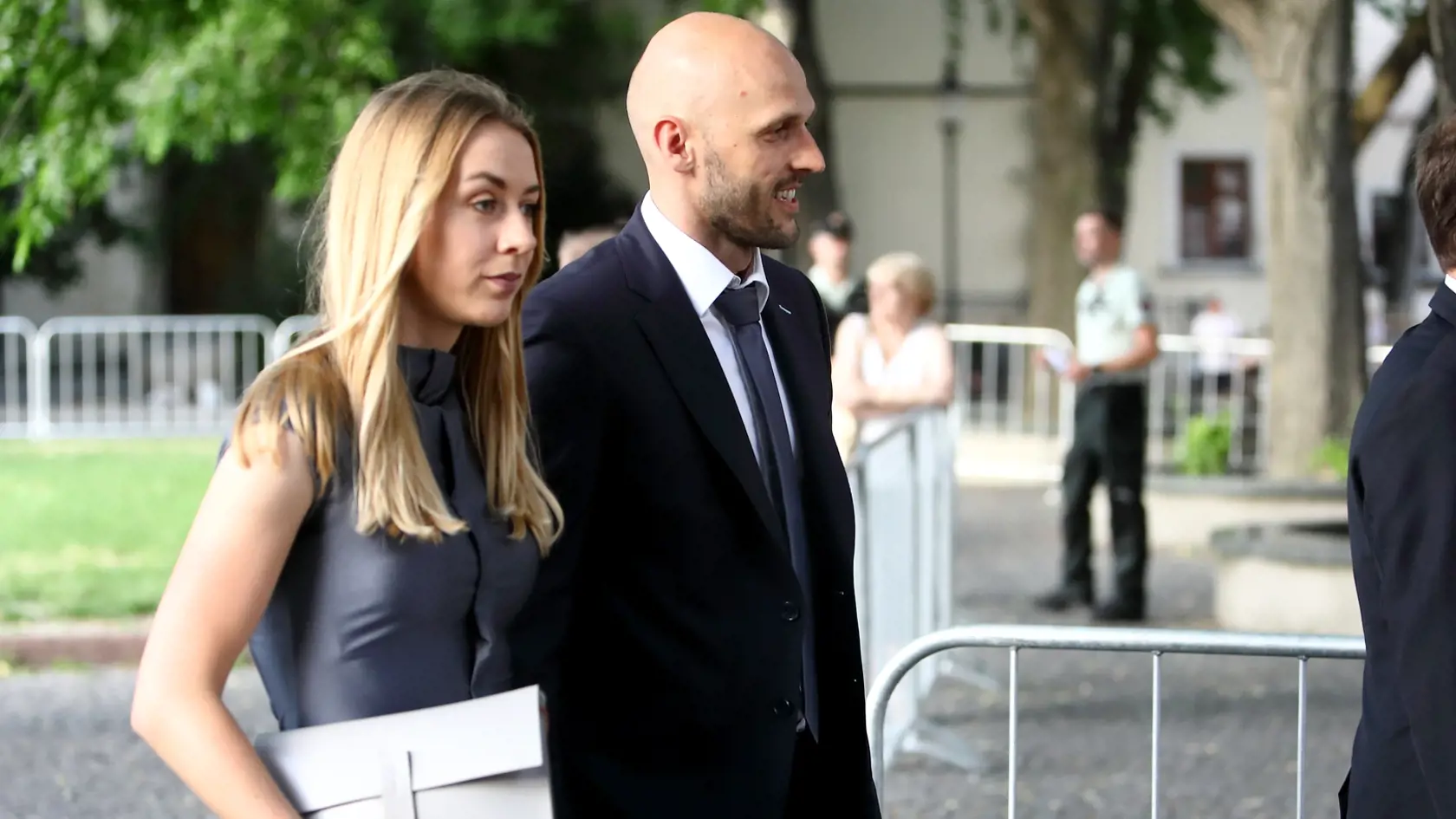 Adela Zábražná a Michal Truban na inaugurácii Zuzany Čaputovej