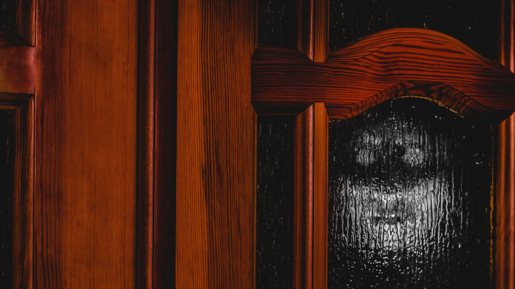 Creepy,Evil,Creature,With,Empty,Eyes,Looks,Out,The,Window.