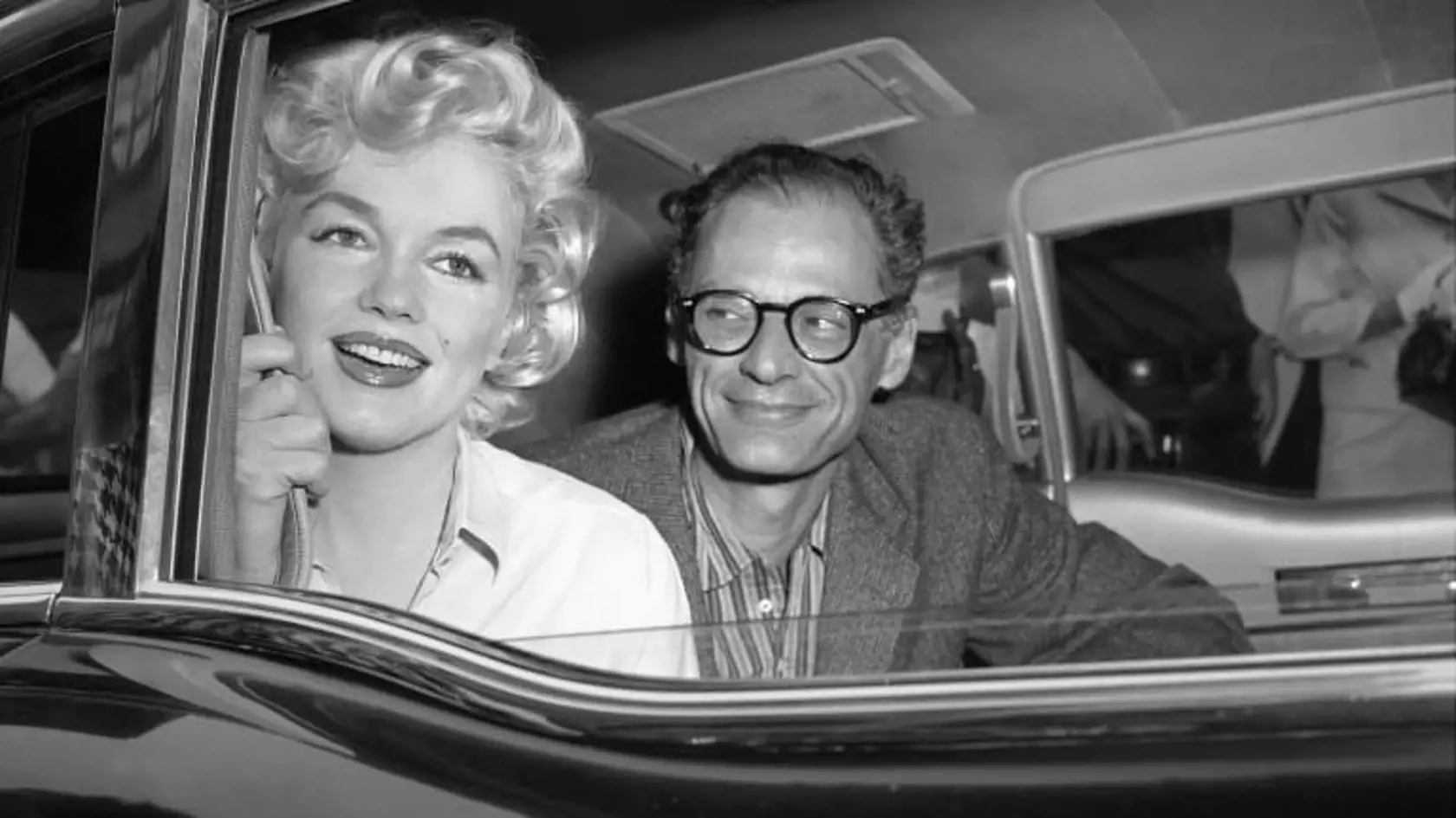 Arthur Miller a Marilyn Monroe.