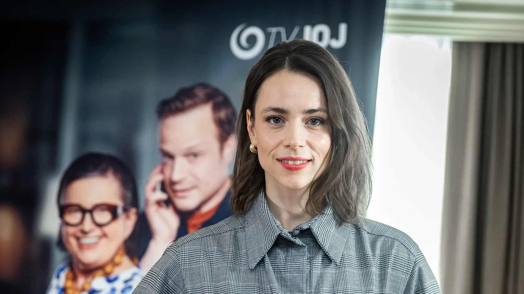 Tlačová konferencia k predstaveniu nového televízneho seriálu “Vytoč môjho agenta” v Bratislave. Na snímke Gabriela Marcinková. 