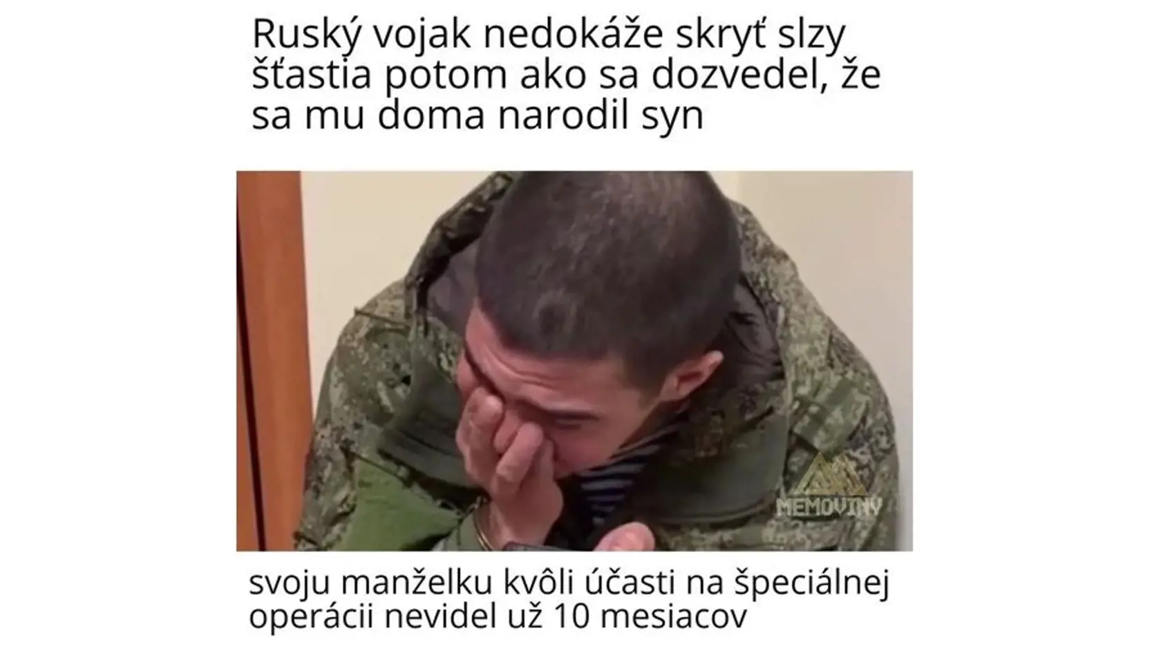 Čierny humor z bojiska...