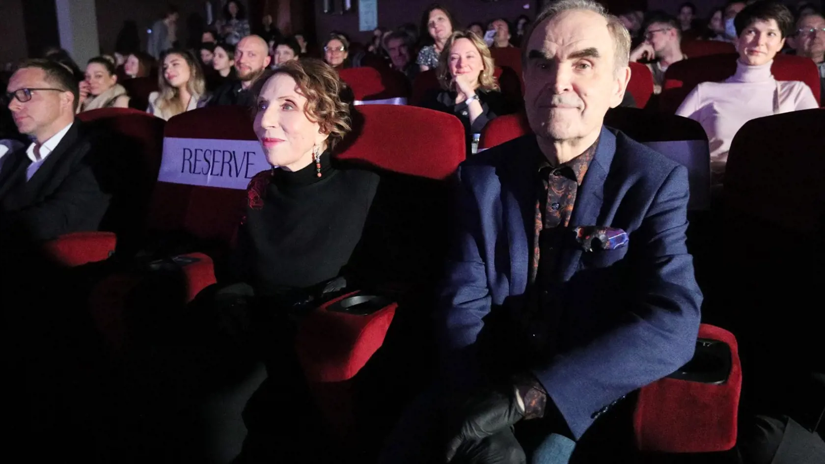 Inna Čurikovová a jej manžel, režisér  Gleb Panfilov v roku 2021.