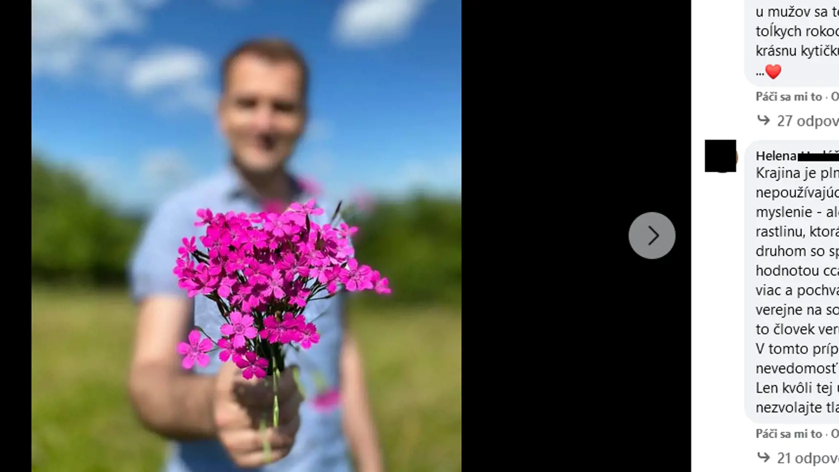 Na to, aký kvet odtrhol ho upozornili aj jeho fanúšikovia a teda kritikov ho naozaj nešetriili.