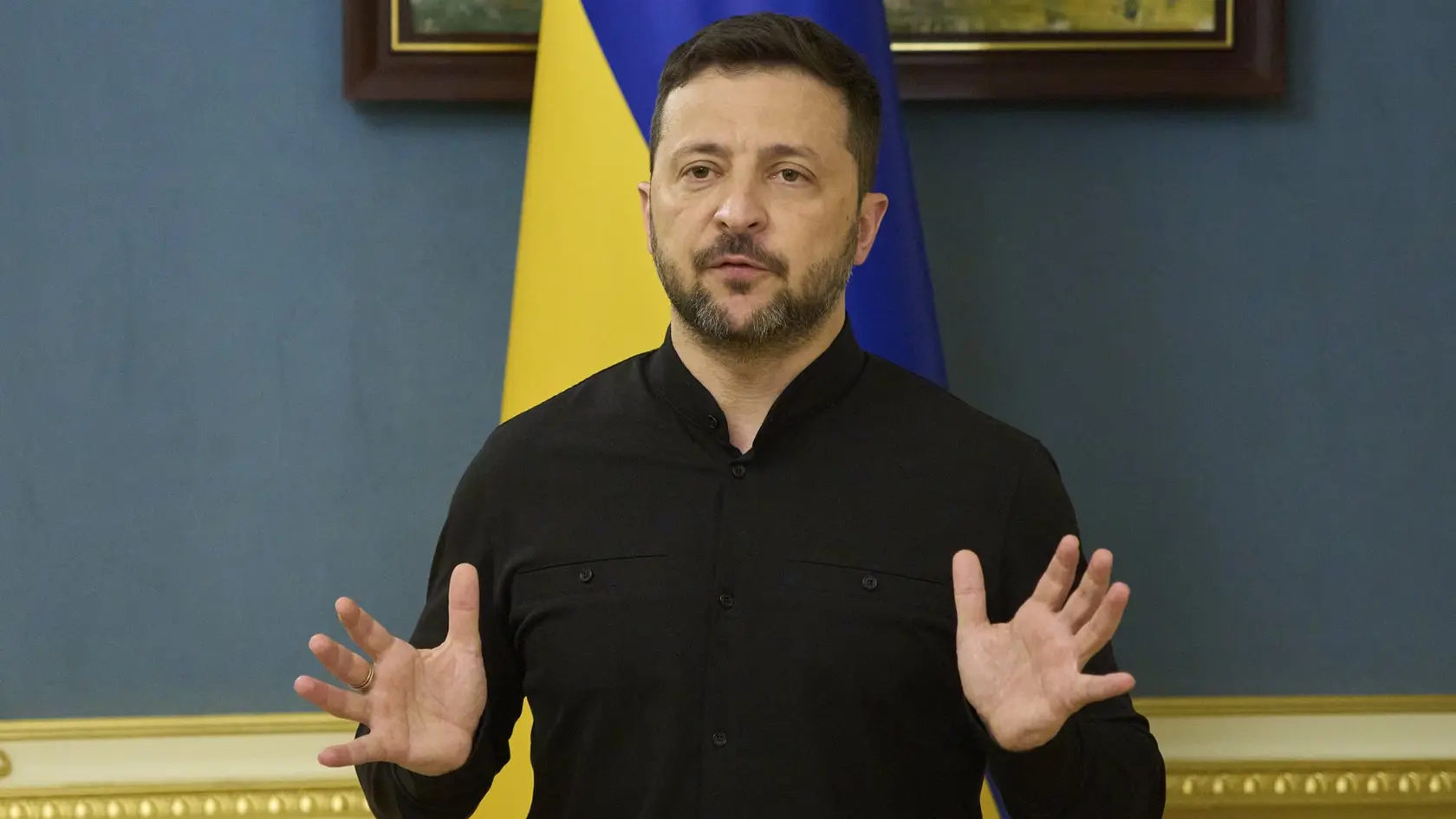 Ukrajinský prezident Volodymyr Zelenskyj.