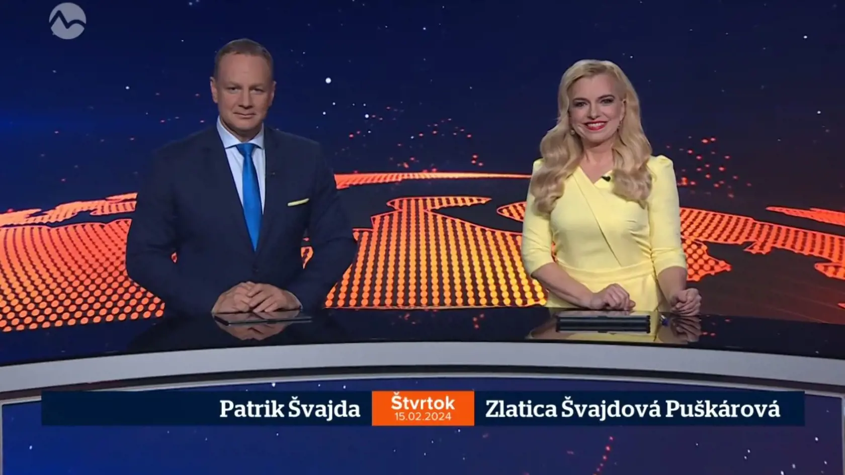 15. február 2024: Zlatica Švajdová Puškárová sa konečne po 3-mesačnej chorobe vrátila na obrazovky.