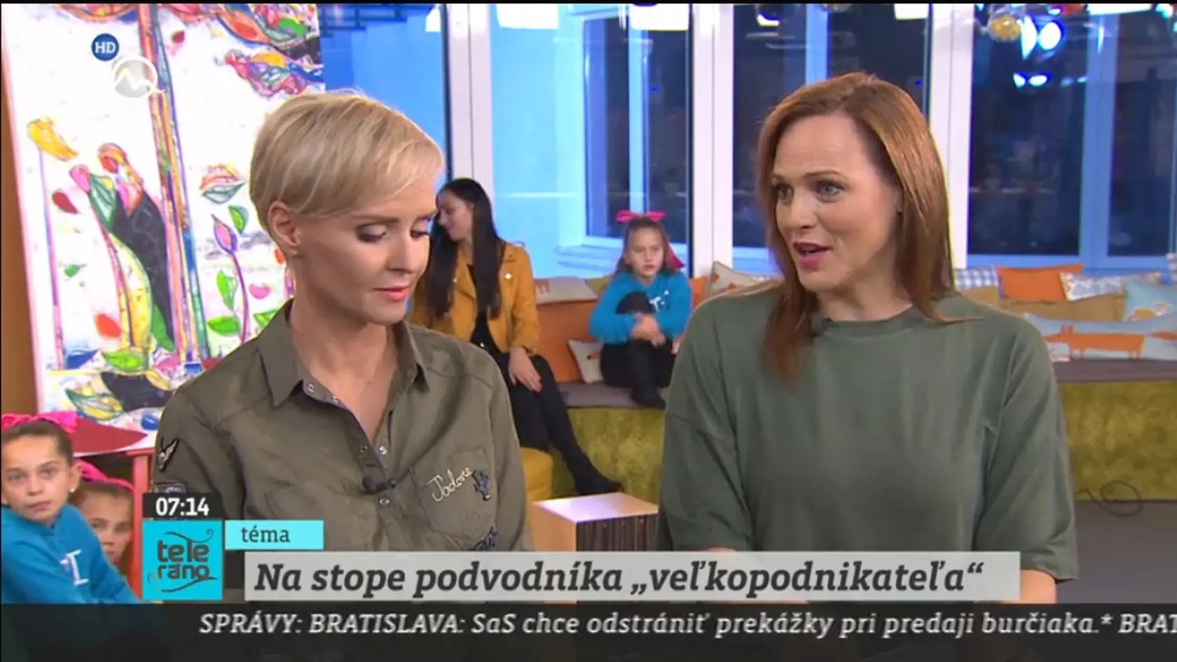 Kristína Kövešová bola hosťom v Teleráne. 