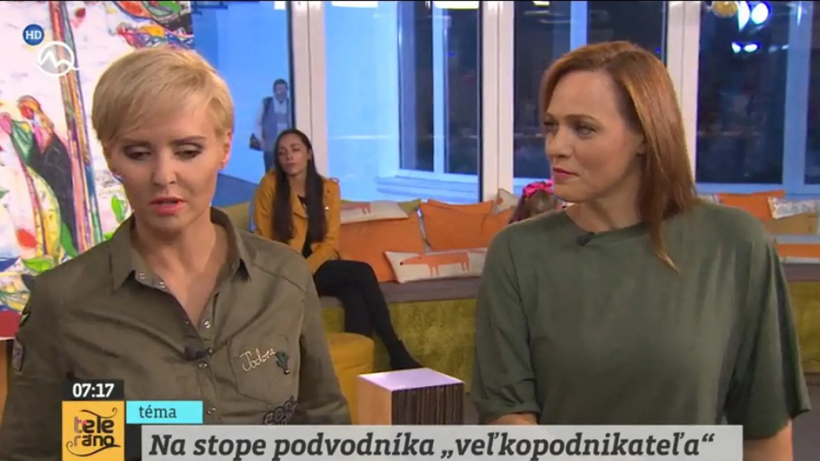 Kristína Kövešová bola hosťom v Teleráne. 