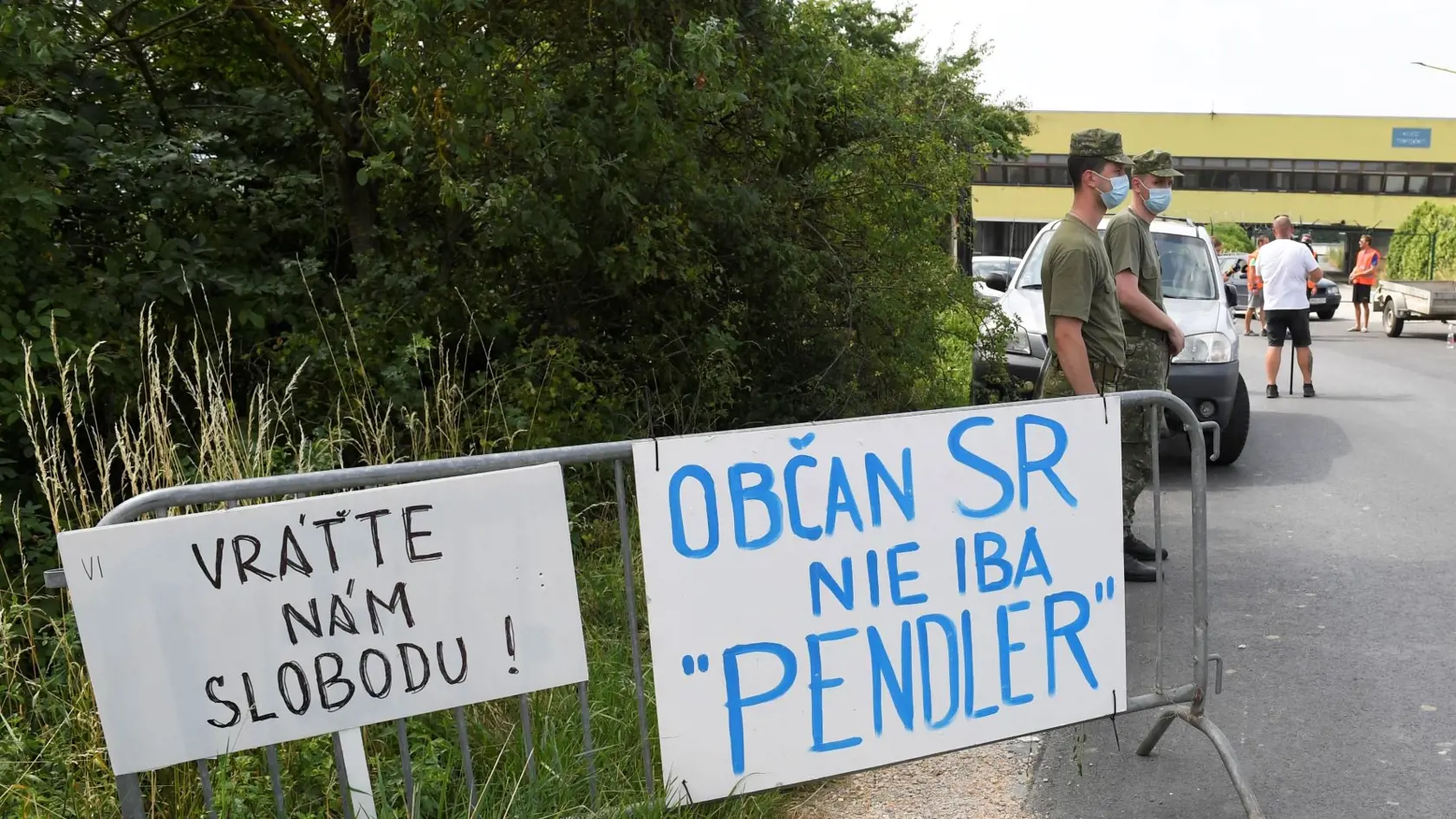 Protest na hraničnom priechode Milhosť -Tornyosnémeti