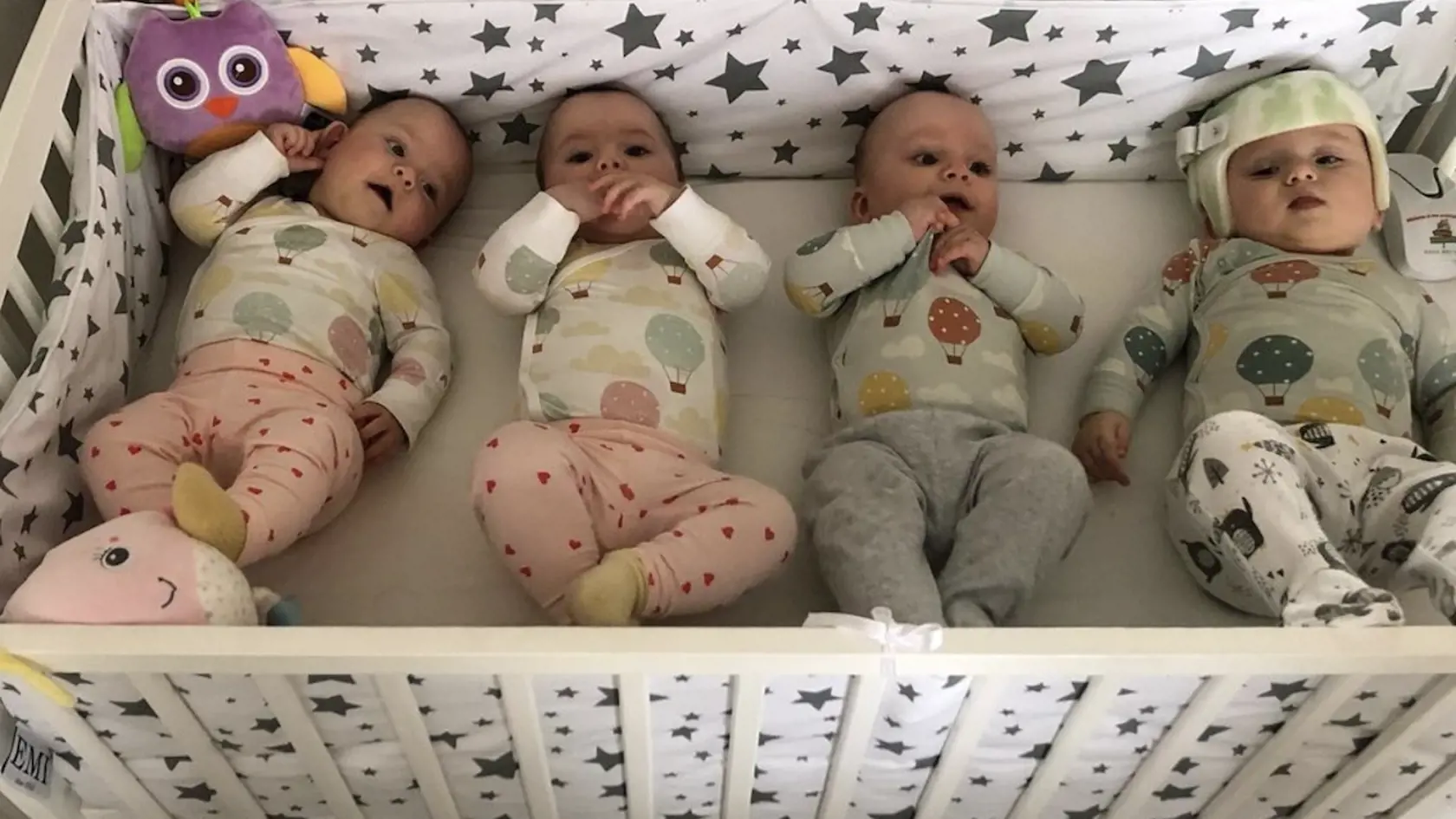 Štvorčatá - Damián, Hugo, Noémi a Eliška Križalkovičovci z Torysy (okres Sabinov).