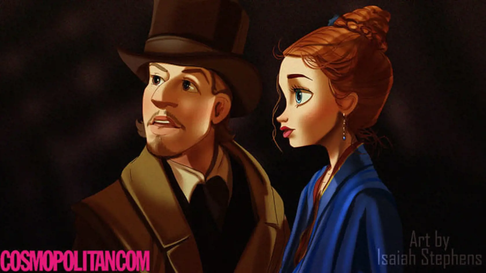 Kristoff a Anna vo filme Gangy New Yorku.