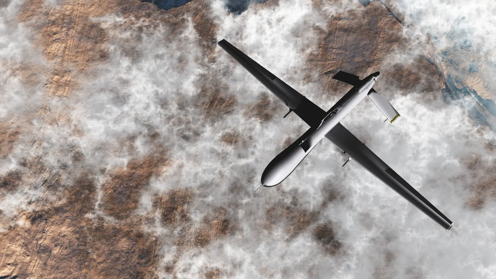 Vojenský dron.