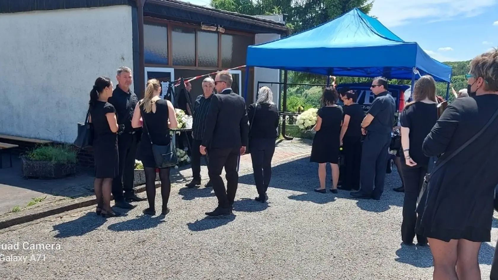 Pohreb tragicky zosnulého posunovača Mária Nagya (†31) z Košíc.