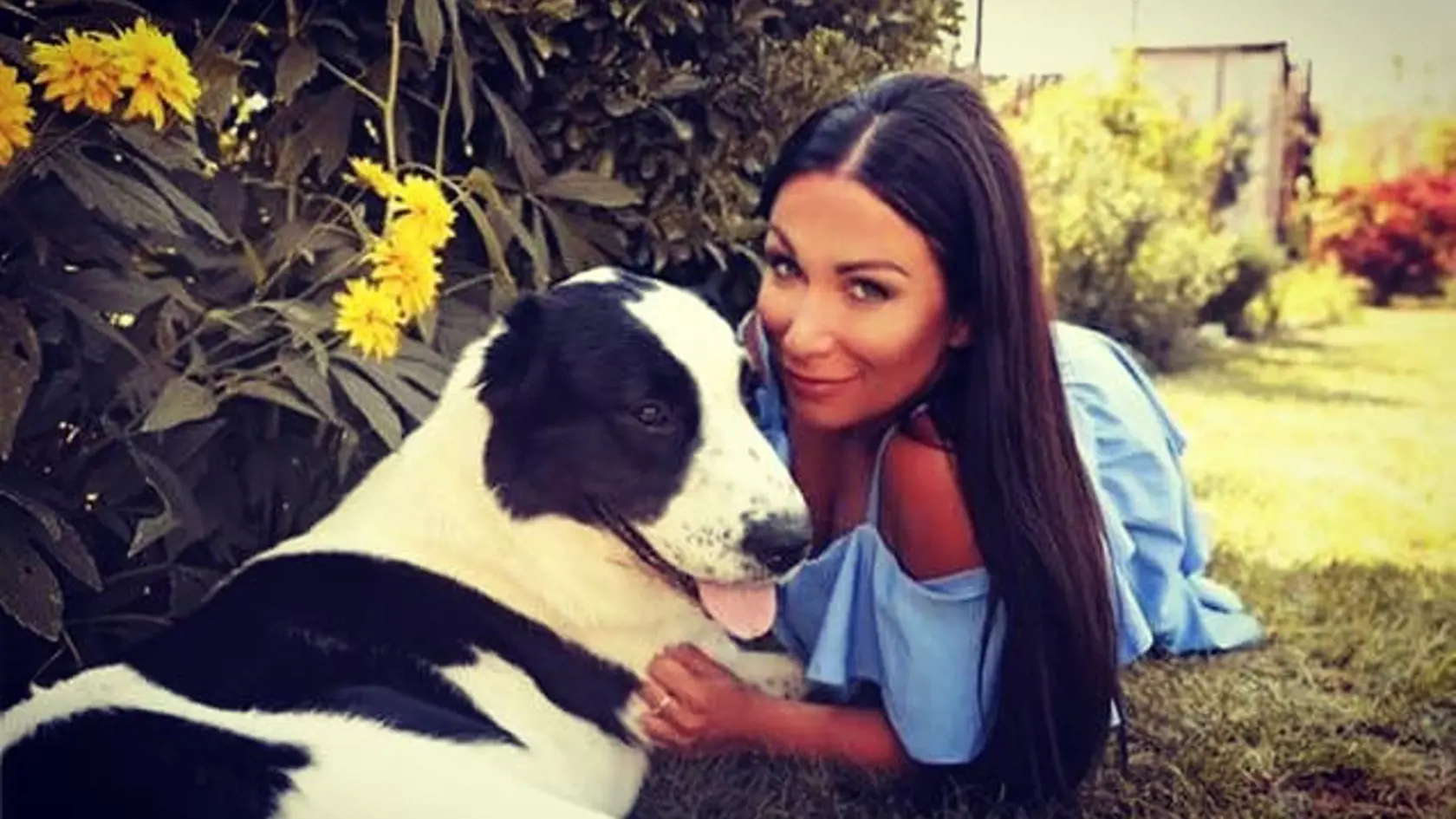 Kristína Kovešová a jej štvornohý miláčik Mauglí