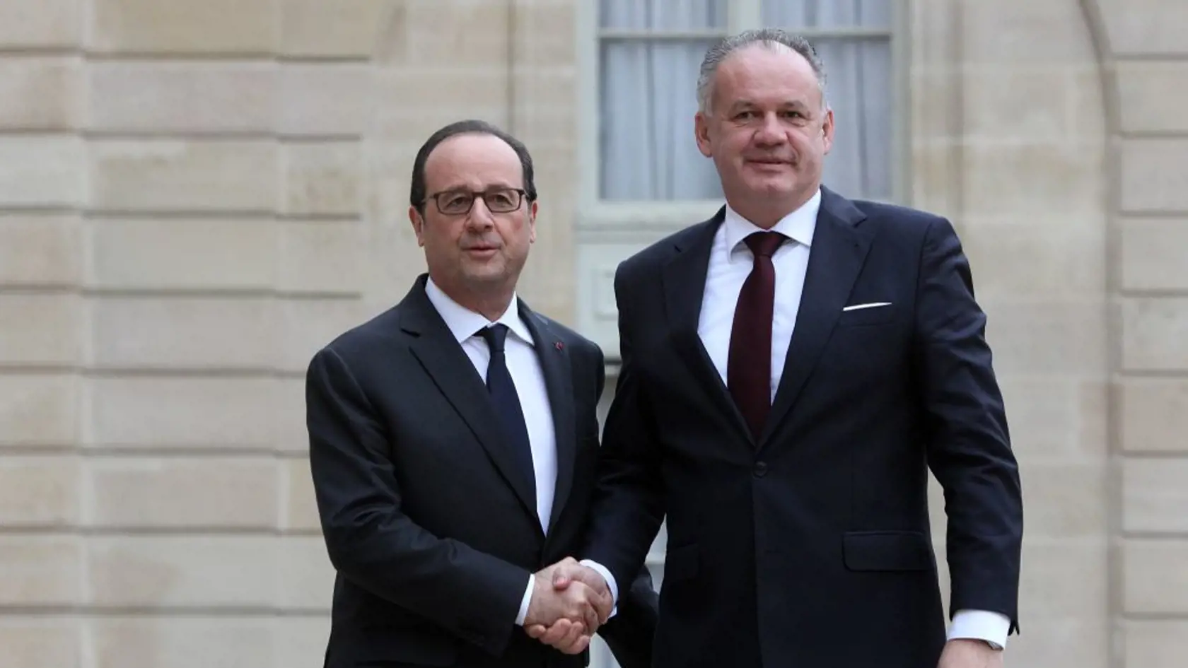 V roku 2016 sa stretol Andrej Kiska s francúzskym prezidentom Hollandom