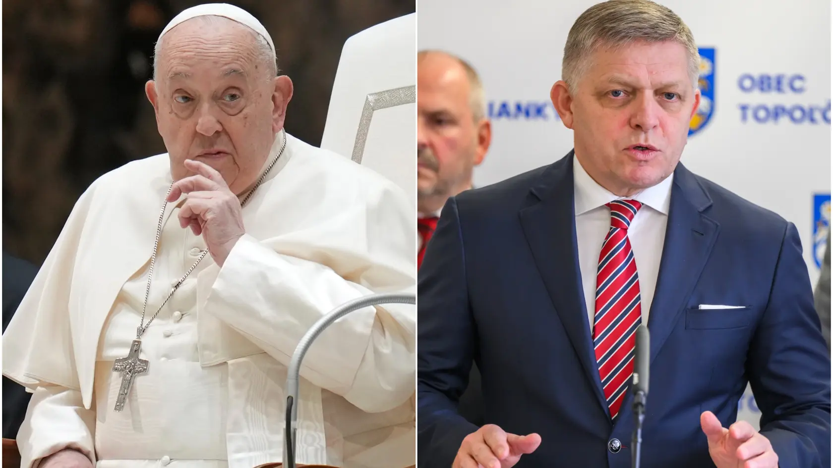 Pápež František vo svojom príhovore spomenul aj atentát na Roberta Fica.