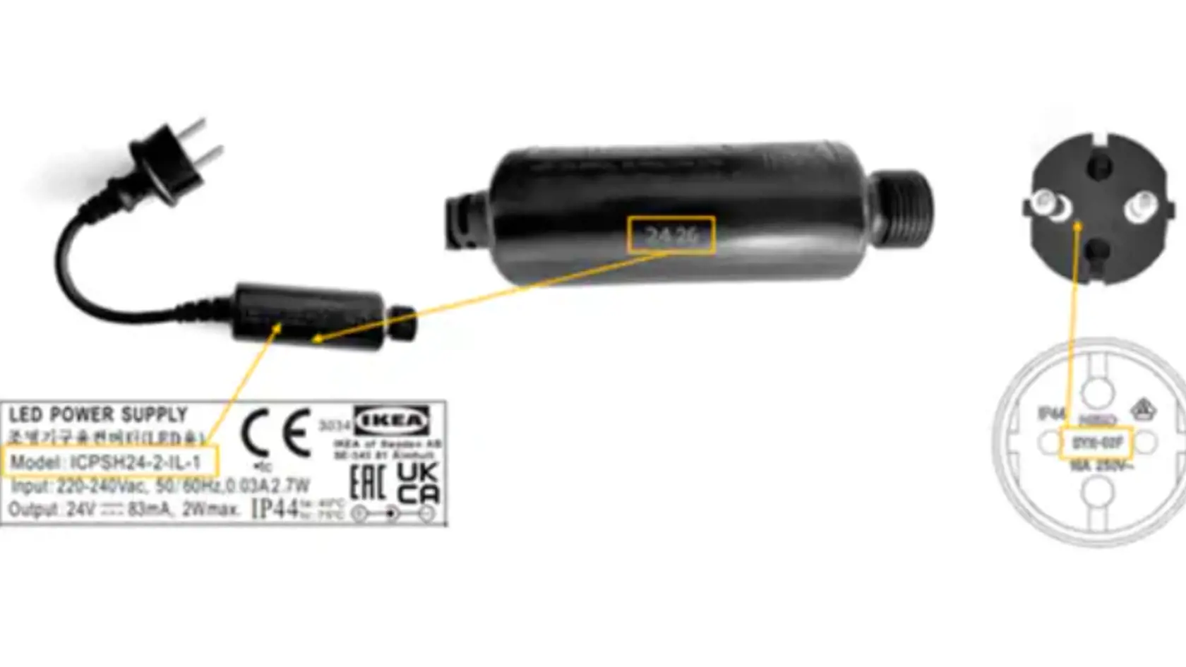 Bezpečnosť je pre IKEA na prvom mieste, preto sťahujeme z predaja vybrané vonkajšie svetelné reťaze a lampy LED zo série LEDLJUS, SOMMARLÅNKE, STRÅLA a SVARTRÅ, keďže zástrčka týchto výrobkov nespĺňa bezpečnostnú normu, a teda pri používaní hrozí riziko úrazu elektrickým prúdom.  