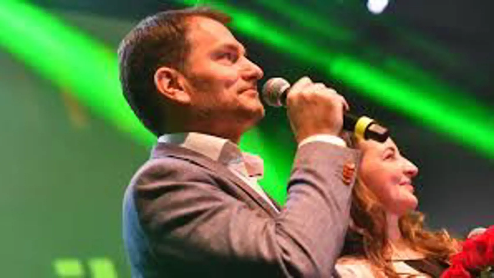 Igor Matovič počas volebnej noci v roku 2020.