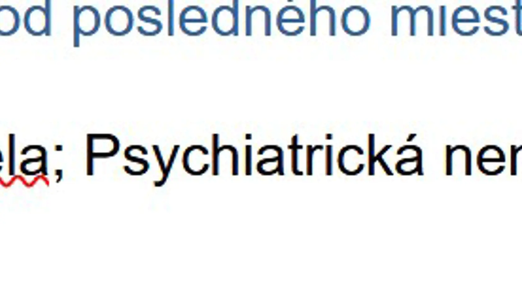 Najhoršie špecializované nemocnice.