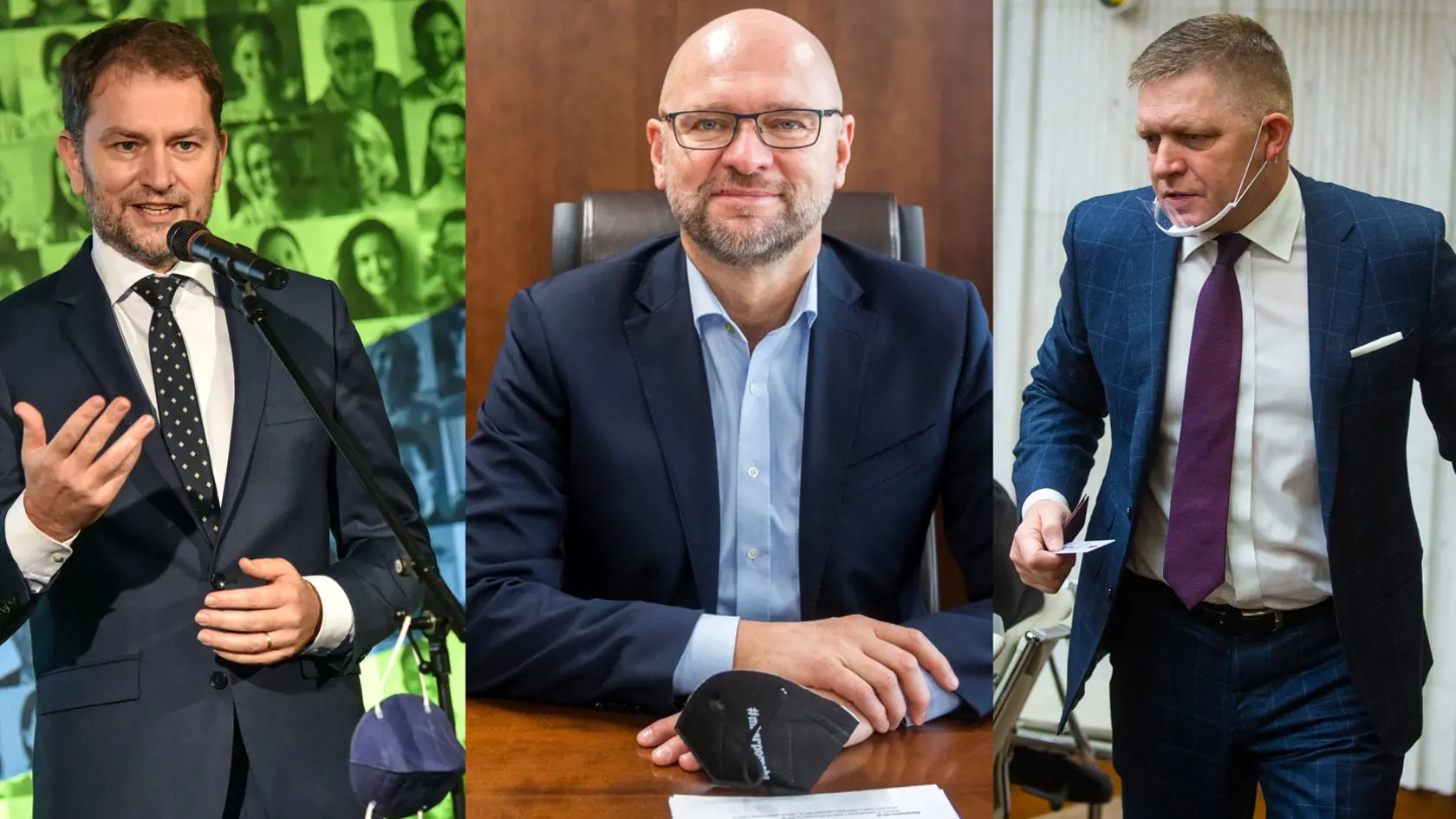 Igor Matovič, Richard Sulík, Robert Fico
