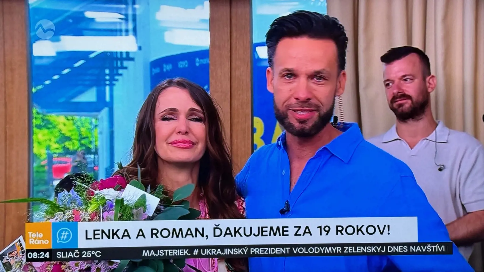 Posledné vysielanie Lenky a Romana. Šóošová sa rozplakala. Takto vyzerala jej rozlúčka s Teleránom.