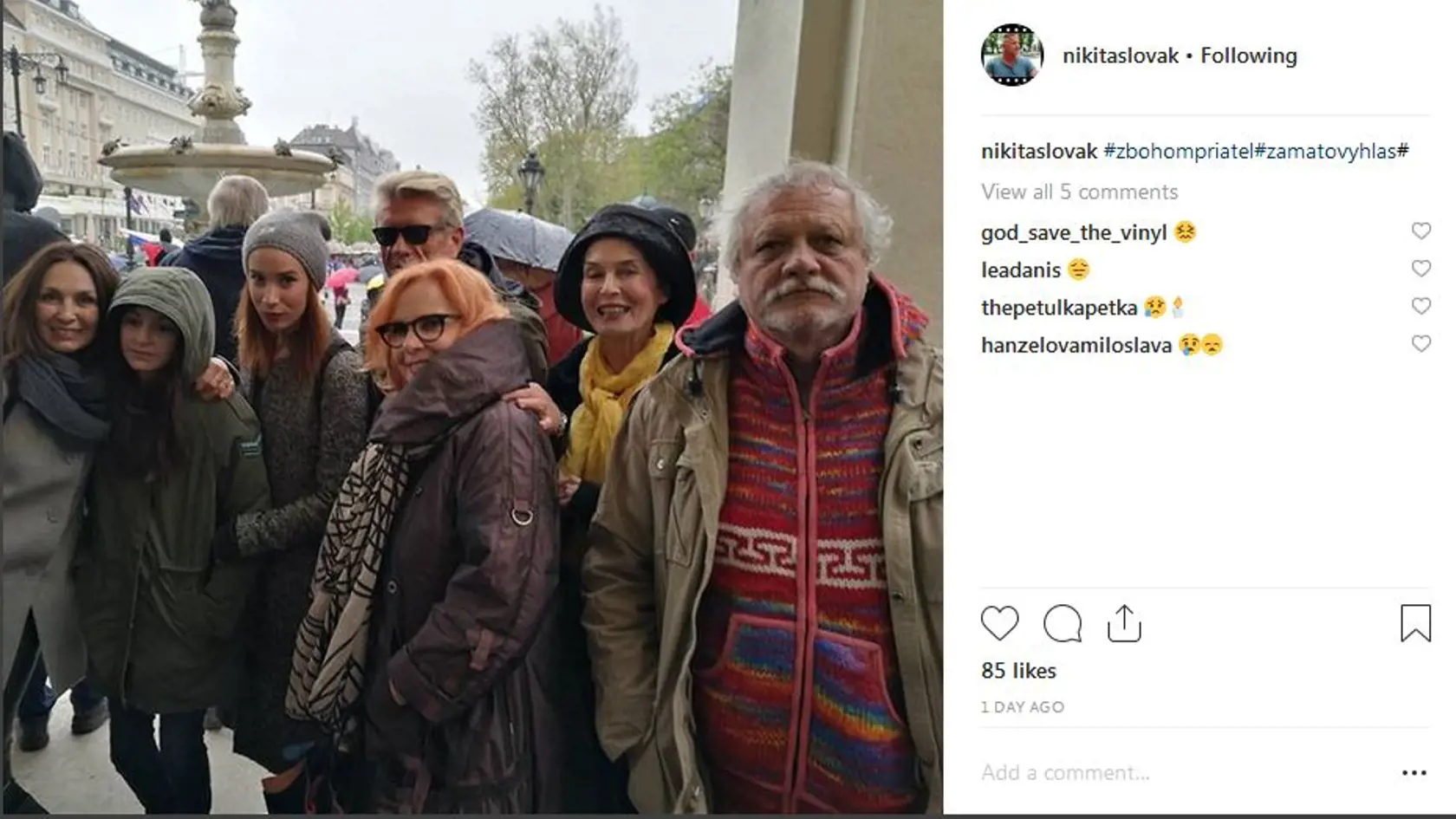 Slová nenachádzal ani režisér Nikita Slovák.