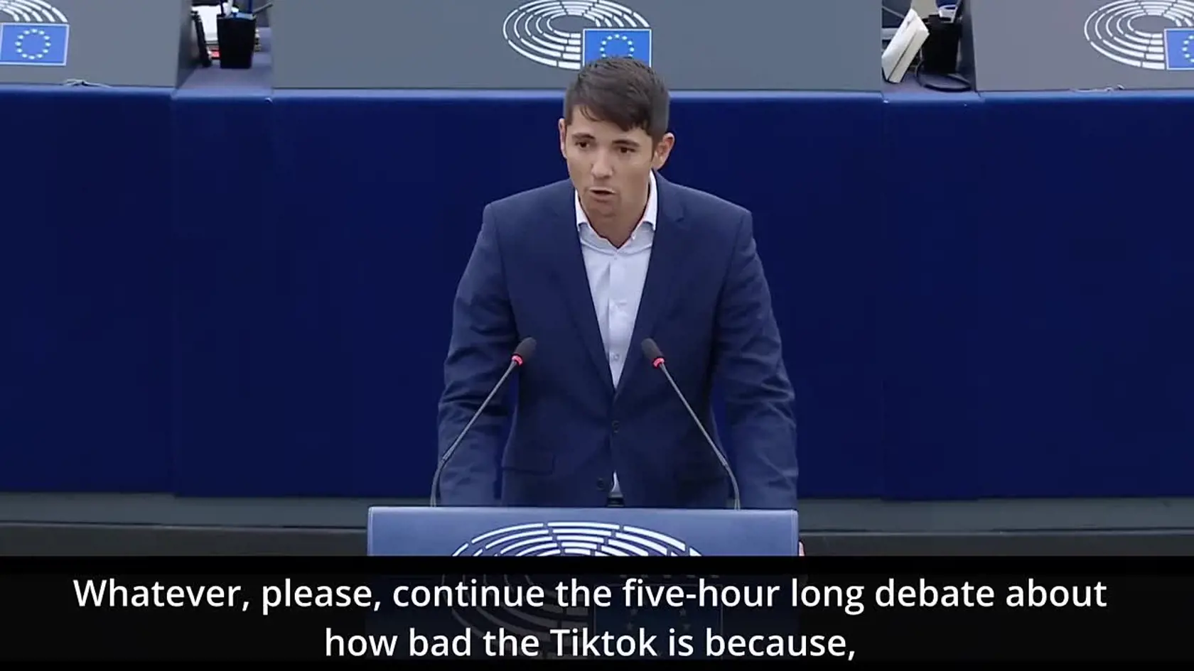 „Vážení kolegovia kolegyne, to tu fakt nikomu nie je trápne. Tieto posledné dni mesiace tu kádrujeme jednu krajinu za druhou za porušovanie princípov právneho štátu,"  vyhlásil pred europoslancami podpredseda Smeru v decembri 2024.