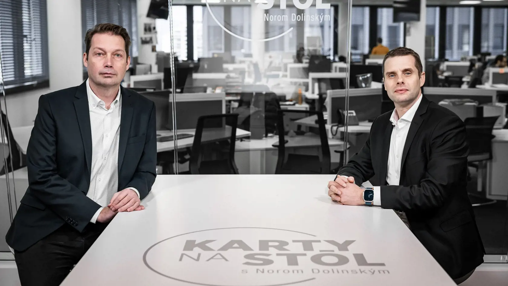 Diskusná relácia "Karty na stôl", ktorej hosťom bol Martin Klus.
