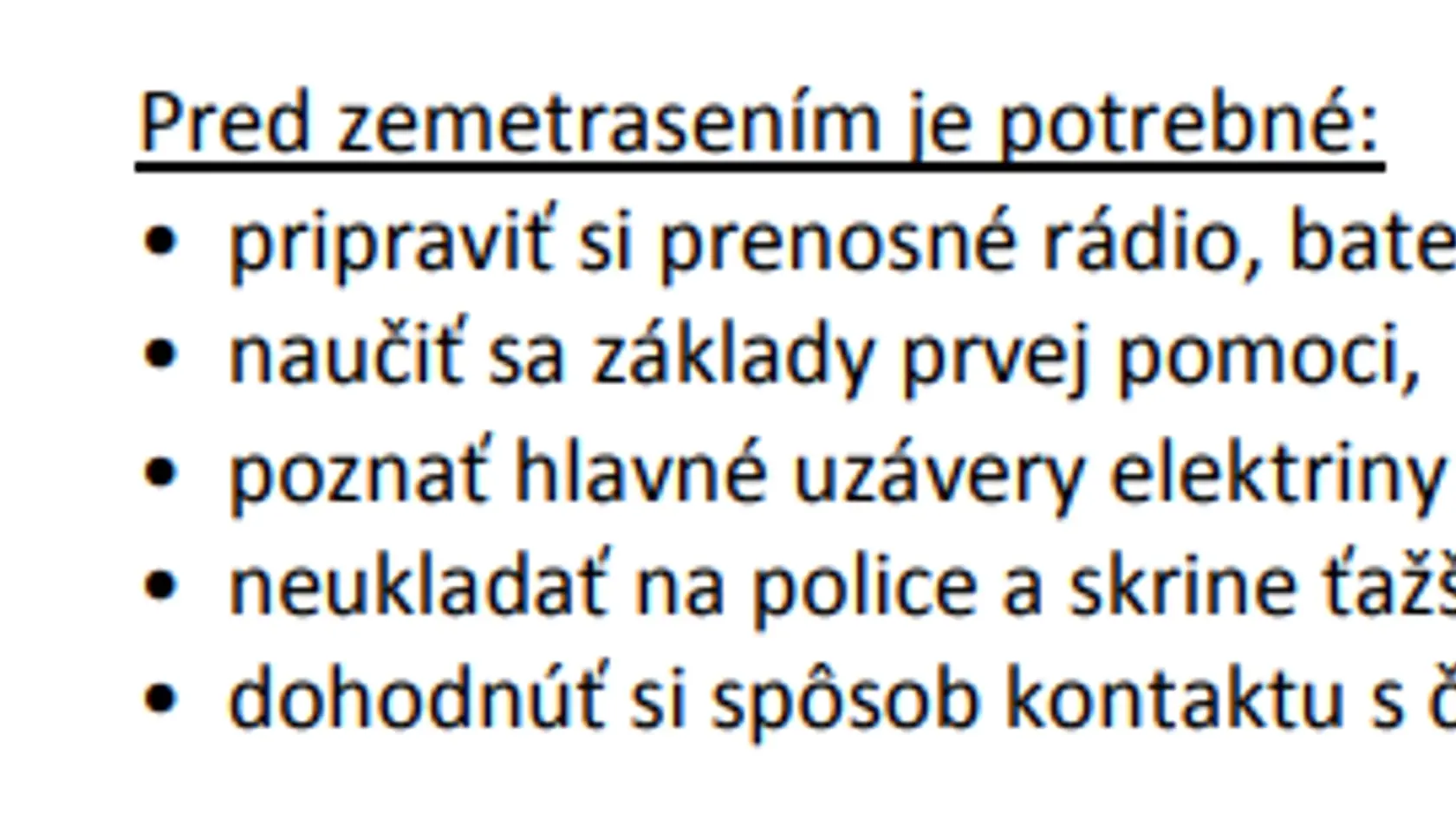 Ministerstvo vnútra radí: Čo robiť pred, počas a po zemetrasení?