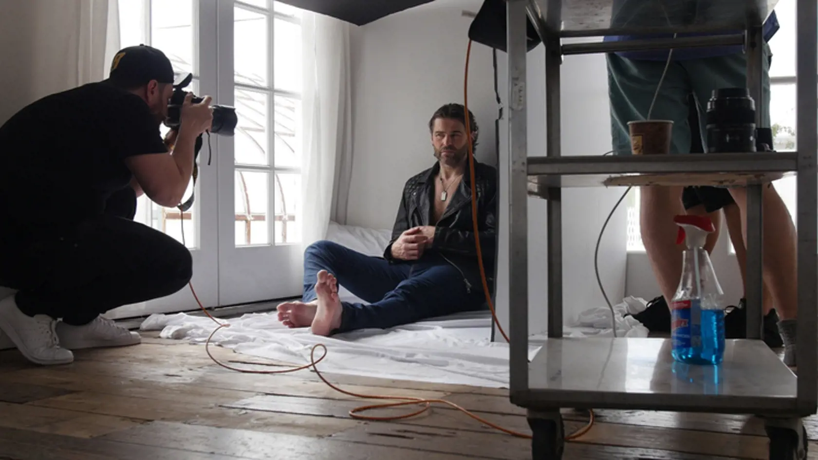 Takto fotil náš fotograf Braňo Šimončík pre kampaň známeho klenotníctva Jaromíra Jágra.