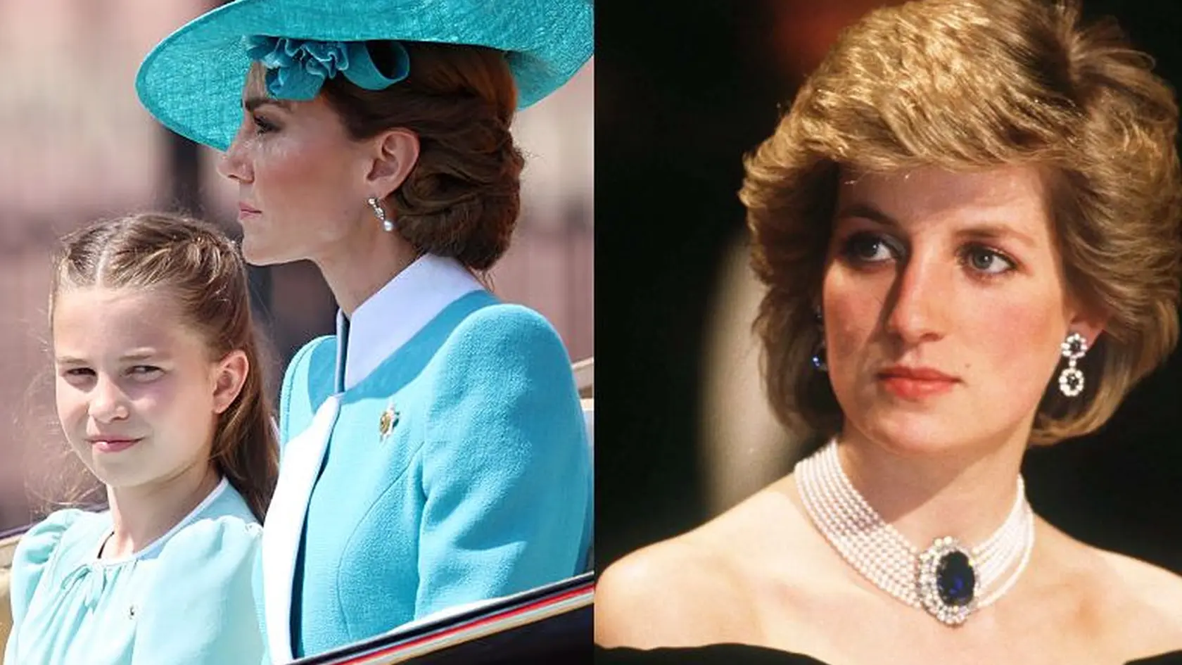 Charlotte sa nápadne podobá na babičku Dianu.