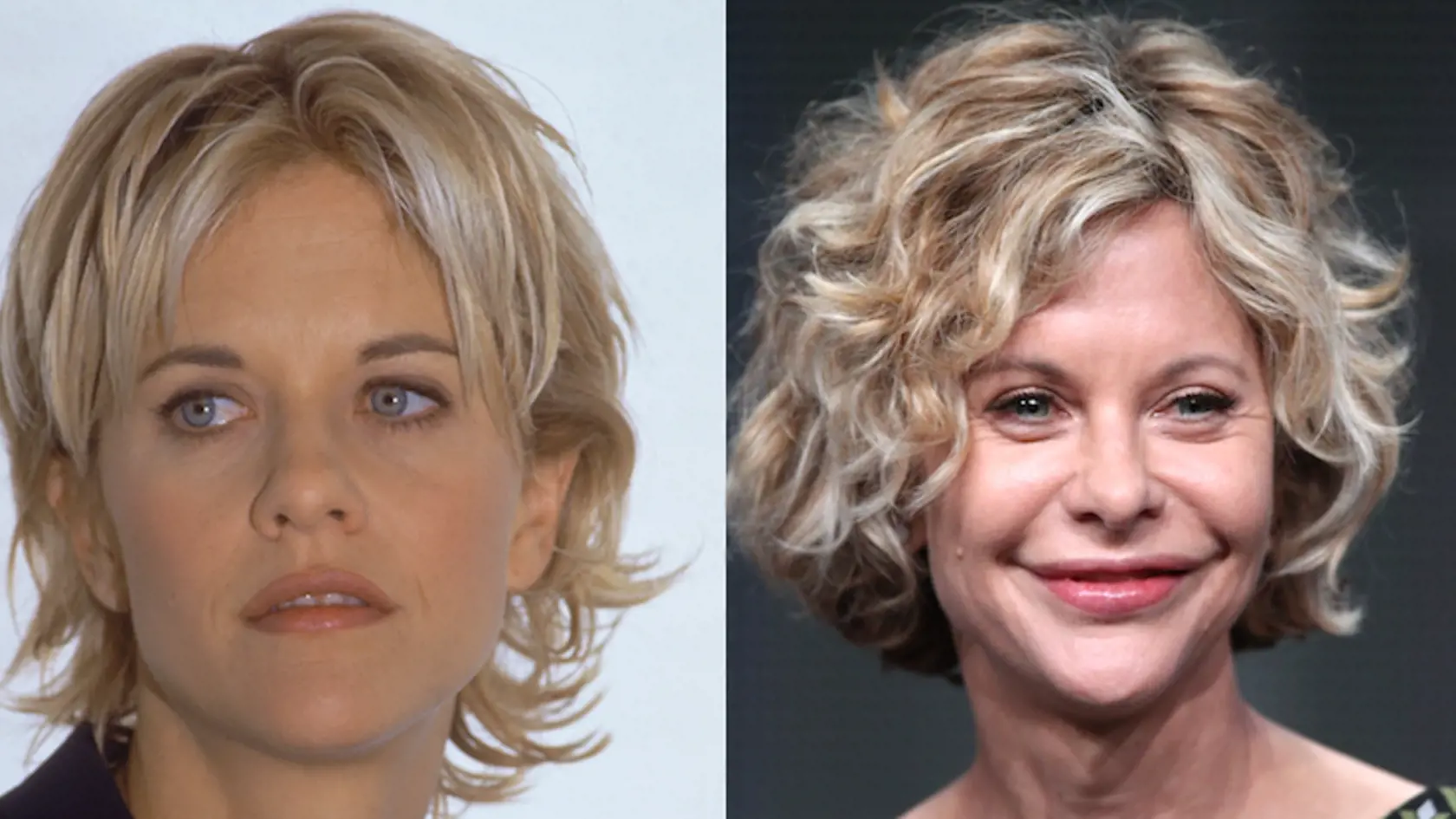 Meg Ryan vtedy a dnes.