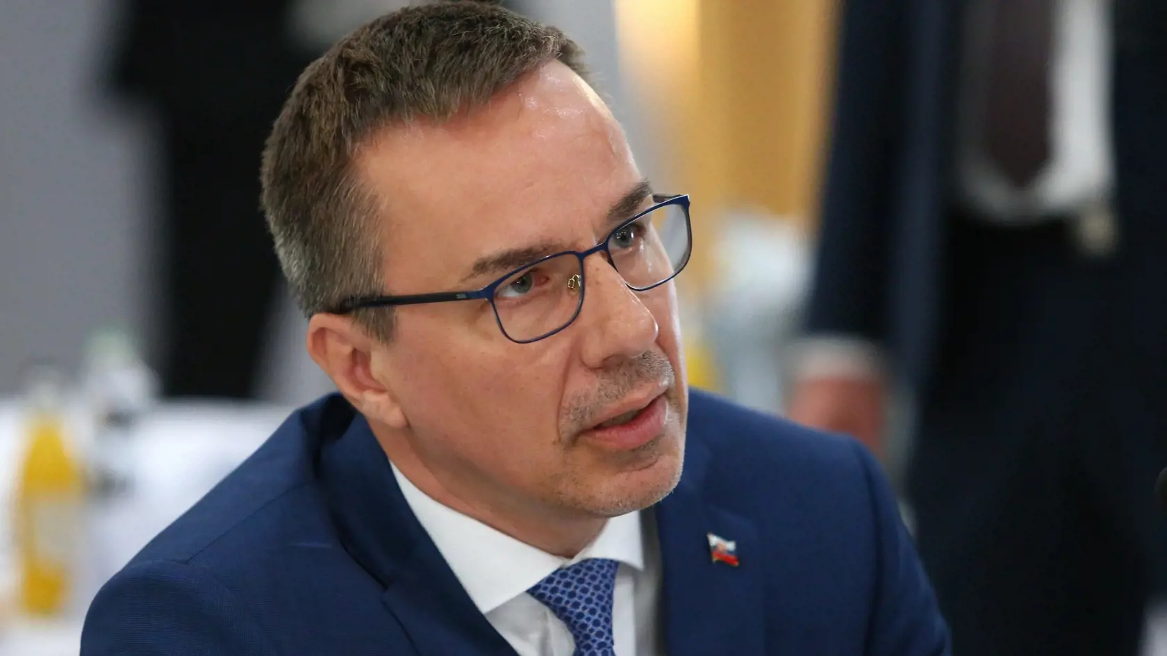 Na snímke minister práce, sociálnych vecí a rodiny SR Erik Tomáš  (Hlas-SD)